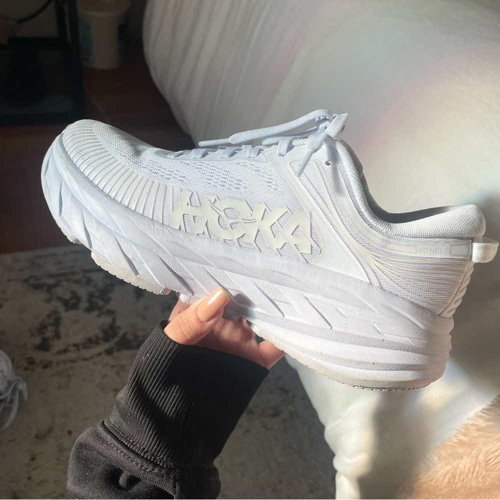 HOKA Bondi 7 White